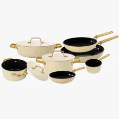 ARCOS Sets De Sartenes Y Cacerolas|Packs Exclusivos Online|Batería Completa serie Samoa Iconic en color beige