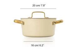 ARCOS Sets De Sartenes Y Cacerolas|Packs Exclusivos Online|Batería Completa serie Samoa Iconic en color beige