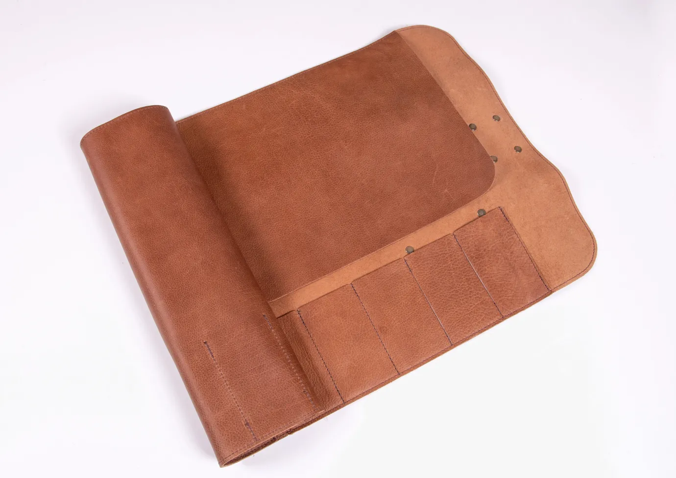 ARCOS Bolsas Para Cuchillos|Bolsa cuchillos de piel y herrajes metálicos capacidad 10 piezas