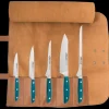ARCOS Juegos De Hostelería|Bolsa piel y 5 cuchillos de la serie Brooklyn