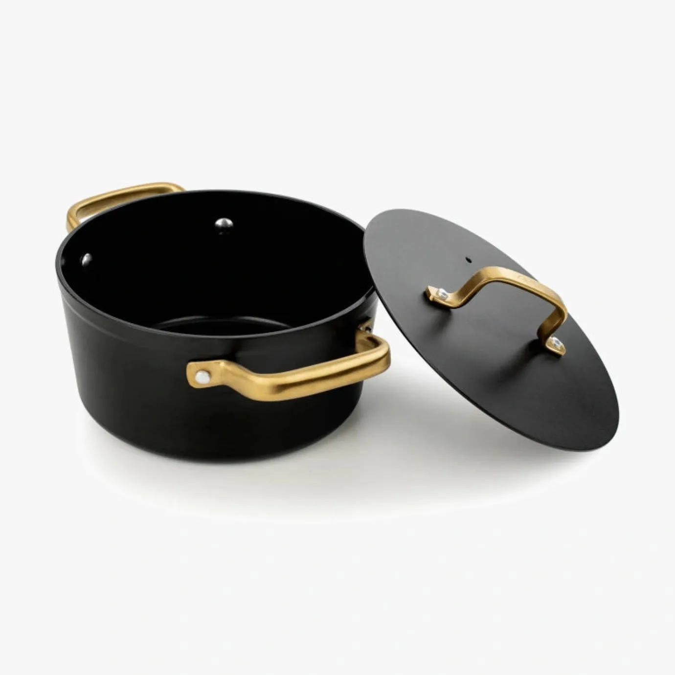 ARCOS Cacerolas|Cacerola Antiadherente Cerámico Serie Samoa Iconic Negro 20 Cm
