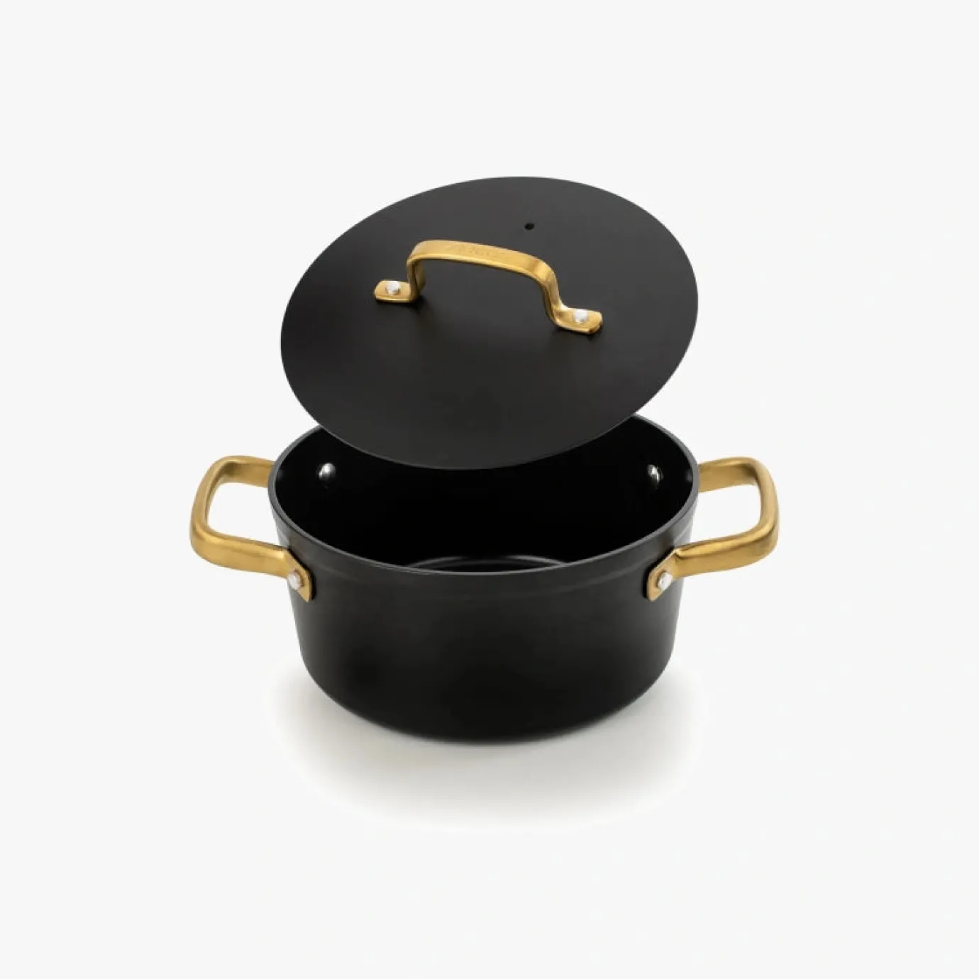 ARCOS Cacerolas|Cacerola Antiadherente Cerámico Serie Samoa Iconic Negro 20 Cm
