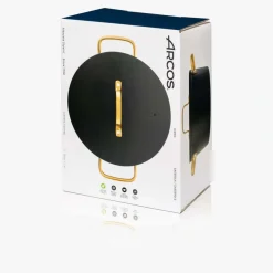 ARCOS Cacerolas|Cacerola Antiadherente Cerámico Serie Samoa Iconic Negro 20 Cm