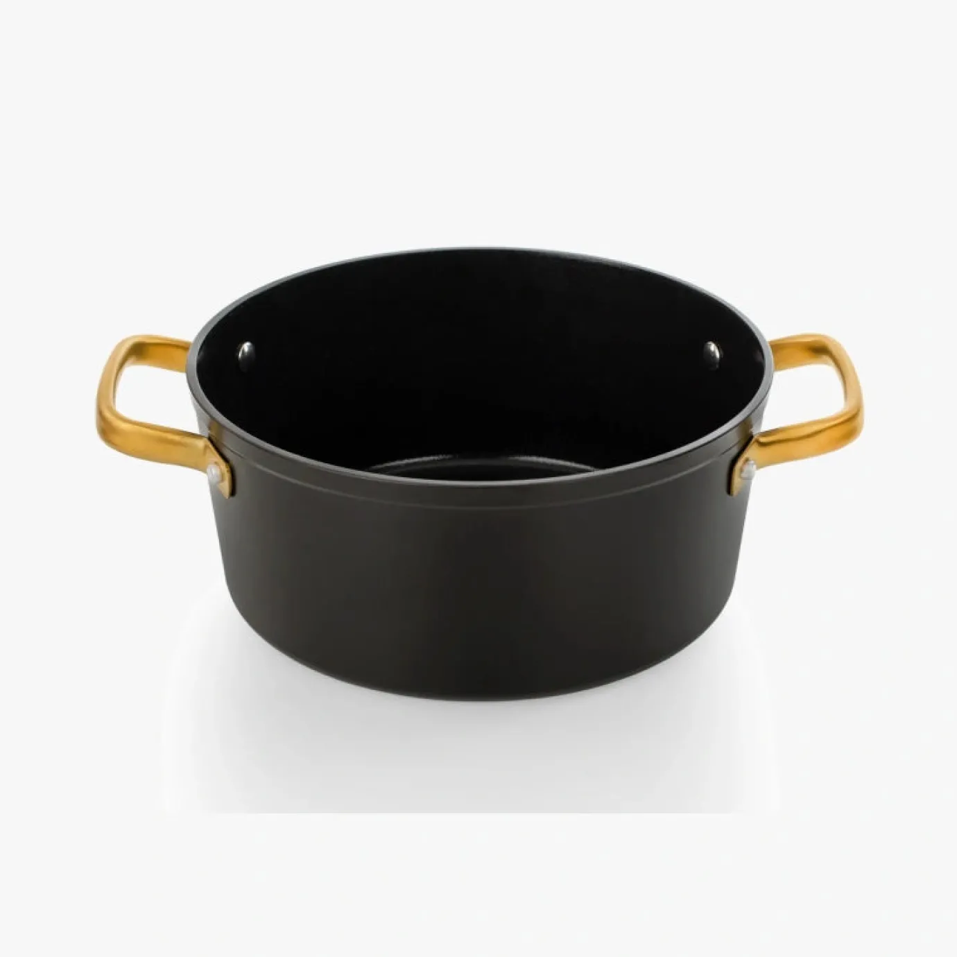 ARCOS Cacerolas|Cacerola Antiadherente Cerámico Serie Samoa Iconic Negro 24 Cm
