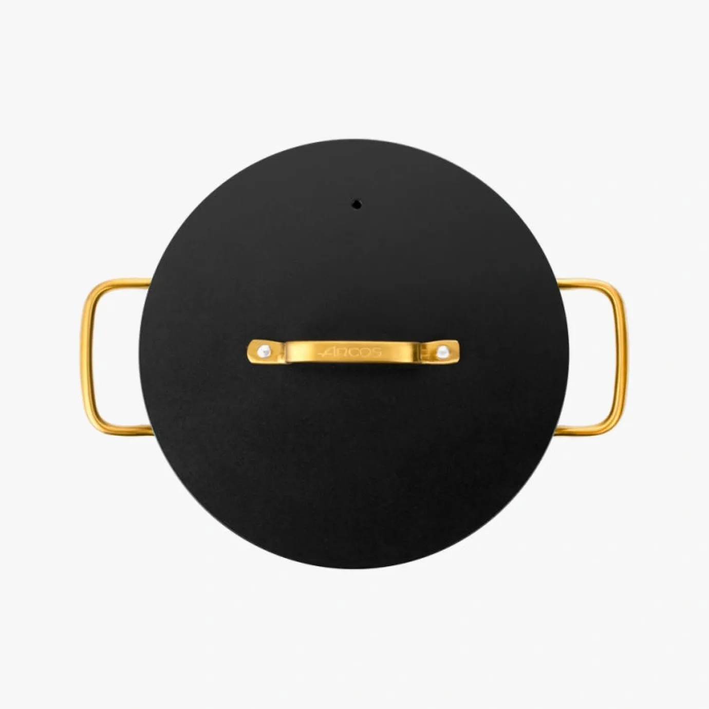 ARCOS Cacerolas|Cacerola Antiadherente Cerámico Serie Samoa Iconic Negro 24 Cm