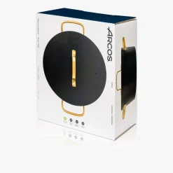 ARCOS Cacerolas|Cacerola Antiadherente Cerámico Serie Samoa Iconic Negro 24 Cm