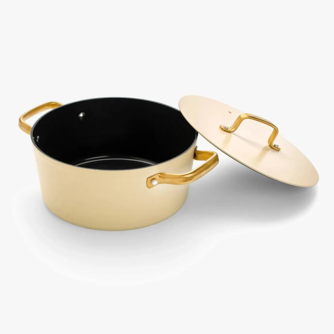 ARCOS Cacerolas|Cacerola Antiadherente Cerámico Serie Samoa Iconic Beige 24 Cm