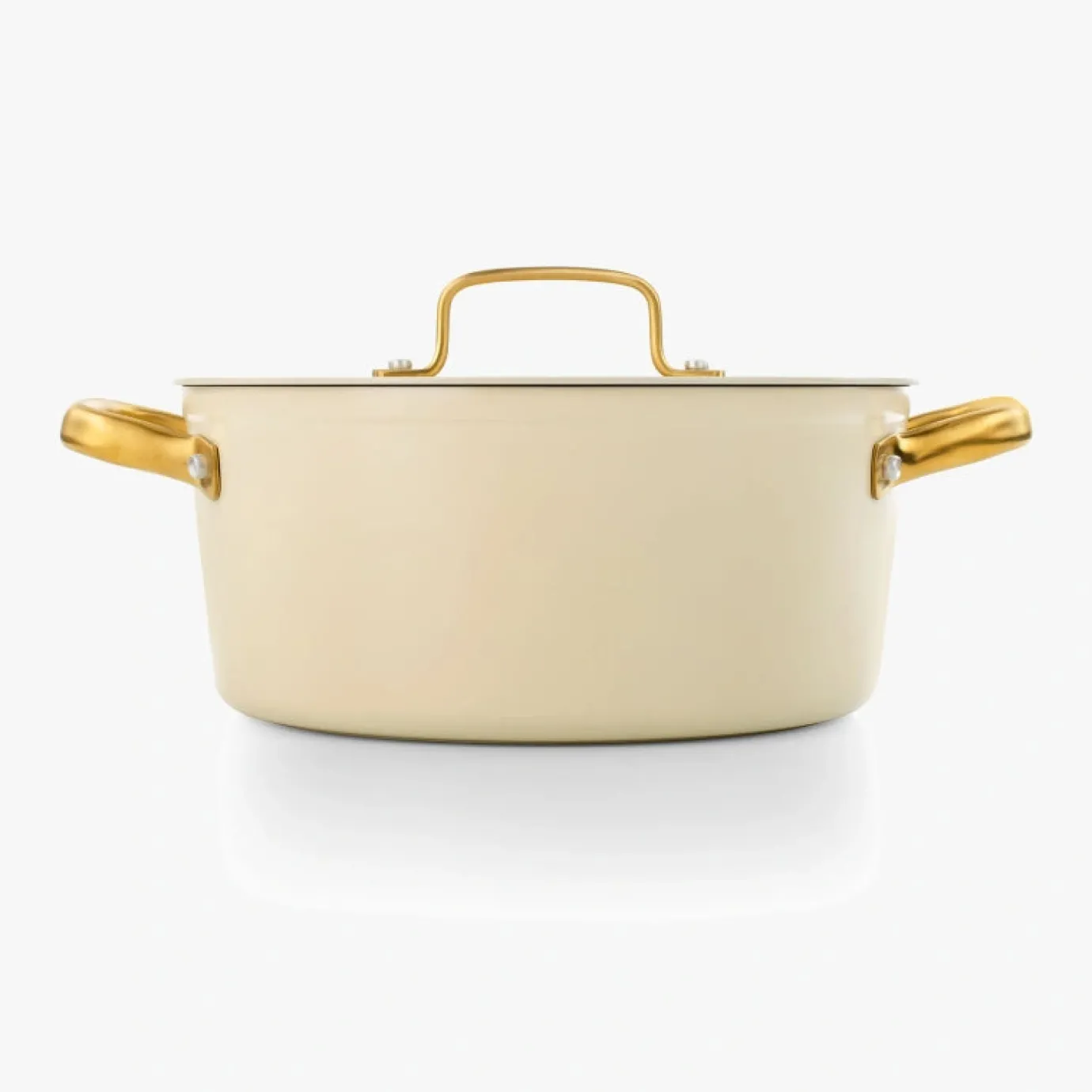 ARCOS Cacerolas|Cacerola Antiadherente Cerámico Serie Samoa Iconic Beige 24 Cm