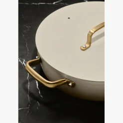 ARCOS Cacerolas|Cacerola Antiadherente Cerámico Serie Samoa Iconic Beige 24 Cm