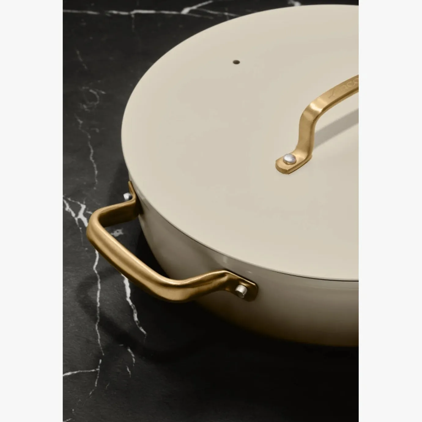 ARCOS Cacerolas|Cacerola Antiadherente Cerámico Serie Samoa Iconic Beige 24 Cm
