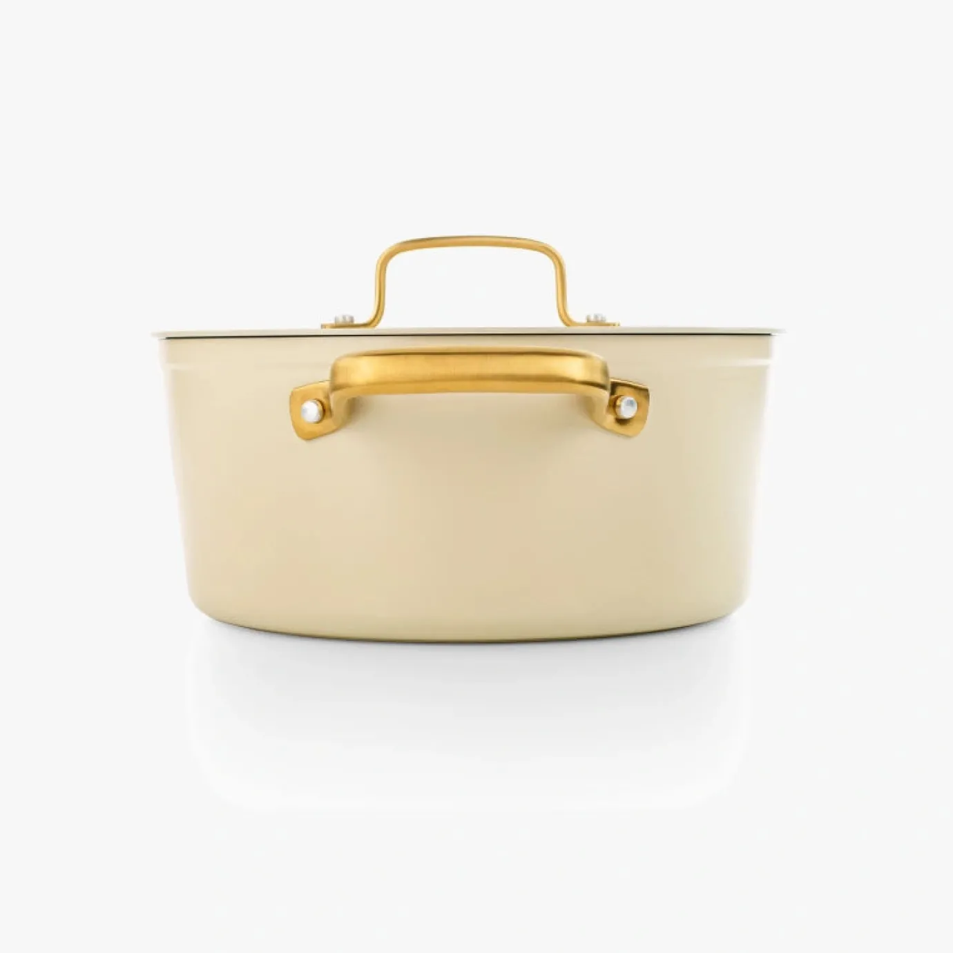 ARCOS Cacerolas|Cacerola Antiadherente Cerámico Serie Samoa Iconic Beige 24 Cm