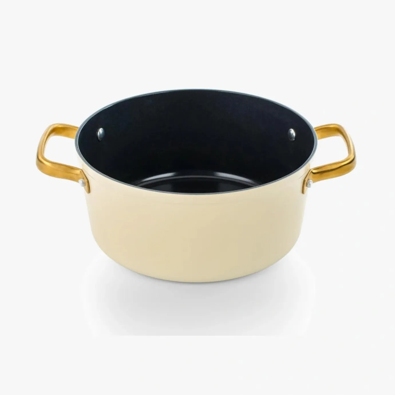 ARCOS Cacerolas|Cacerola Antiadherente Cerámico Serie Samoa Iconic Beige 24 Cm