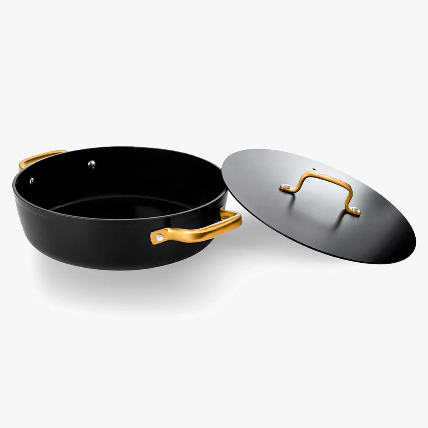 ARCOS Cacerolas|Cacerola Antiadherente Cerámico Serie Samoa Iconic Negro 28 Cm