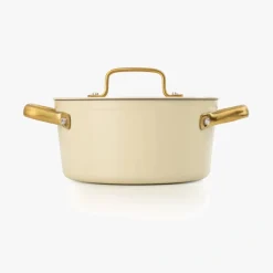 ARCOS Cacerolas|Cacerola Antiadherente Cerámico Serie Samoa Iconic Beige 20 Cm