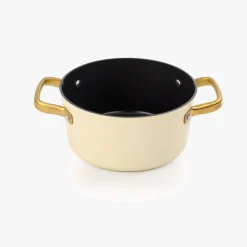 ARCOS Cacerolas|Cacerola Antiadherente Cerámico Serie Samoa Iconic Beige 20 Cm
