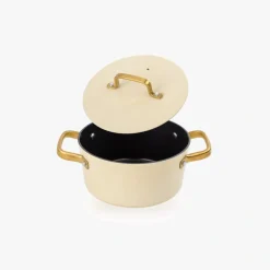 ARCOS Cacerolas|Cacerola Antiadherente Cerámico Serie Samoa Iconic Beige 20 Cm