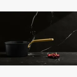 ARCOS Cazos|Cazo Antiadherente Cerámico Serie Samoa Iconic Negro 16 Cm