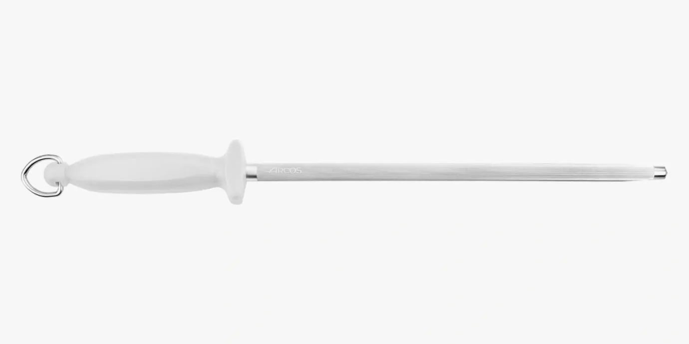 ARCOS Chairas|Chaira de acero color blanco 300 mm / 13 mm diámetro