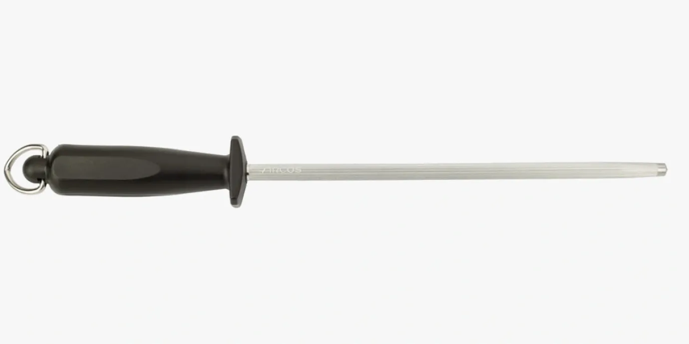 ARCOS Chairas|Chaira de acero color negro 250 mm / 10 mm diámetro