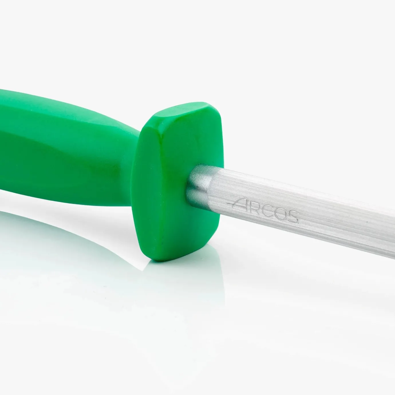 ARCOS Chairas|Chaira de acero color verde 300 mm / 13 mm diámetro
