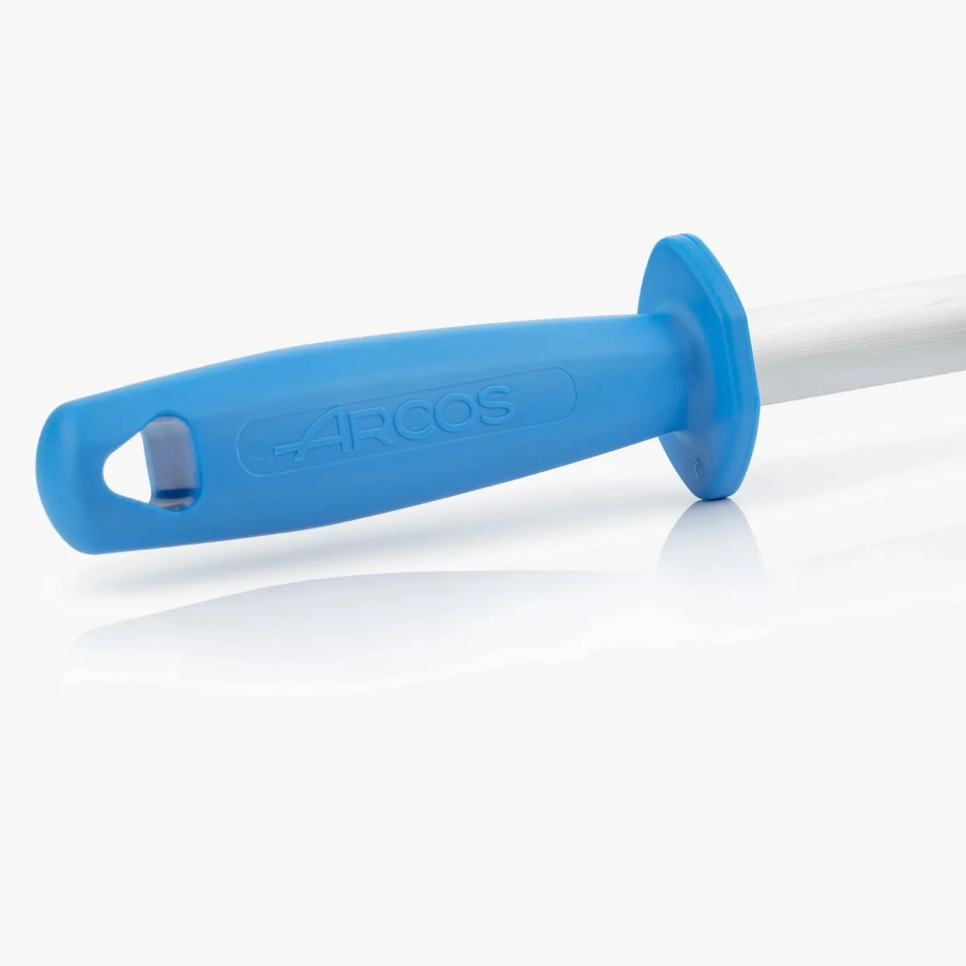 ARCOS Chairas|Chaira De Grano Extra Fino Ovalada Color Azul 300 mm / 20 mm diámetro