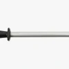 ARCOS Chairas|Chaira Ovalada de Acero al Carbono Recubierto de Diamante Color Negro 280 mm / 17 mm diámetro