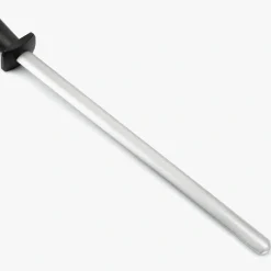 ARCOS Chairas|Chaira Ovalada de Acero al Carbono Recubierto de Diamante Color Negro 280 mm / 17 mm diámetro