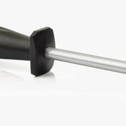 ARCOS Chairas|Chaira redonda de acero al carbono recubierto de diamante color negro 240 mm / 10 mm diámetro