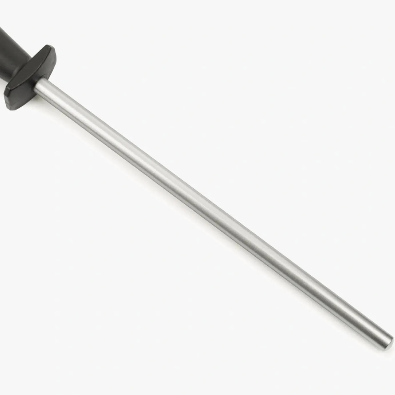 ARCOS Chairas|Chaira redonda de acero al carbono recubierto de diamante color negro 240 mm / 10 mm diámetro