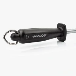 ARCOS Chairas|Chaira redonda de acero al carbono recubierto de diamante color negro 240 mm / 10 mm diámetro