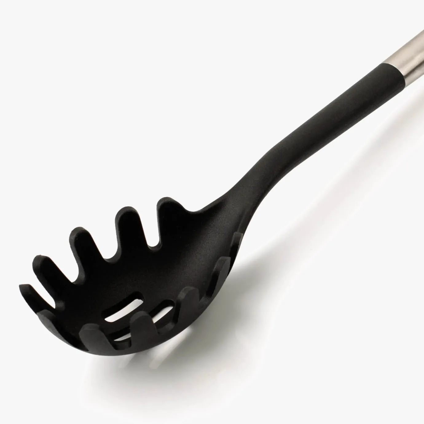 ARCOS Utensilios|Cuchara 337 mm de Pasta Acero Inox y Silicona