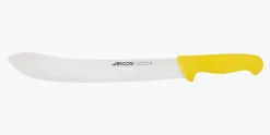 ARCOS Cuchillos Para Carne|Carniceros|Cuchillo Carnicero color amarillo Serie 2900 300 mm