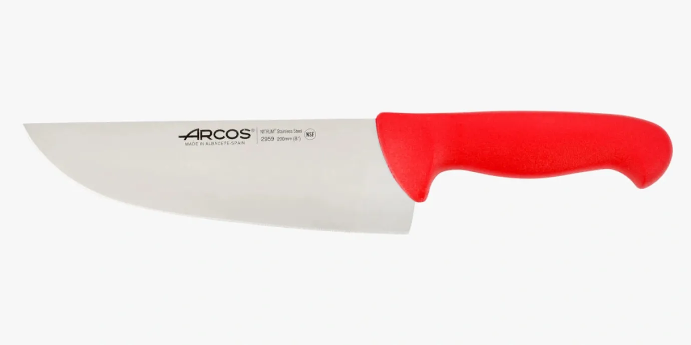 ARCOS Carniceros|Cuchillo Carnicero color rojo Serie 2900 200 mm