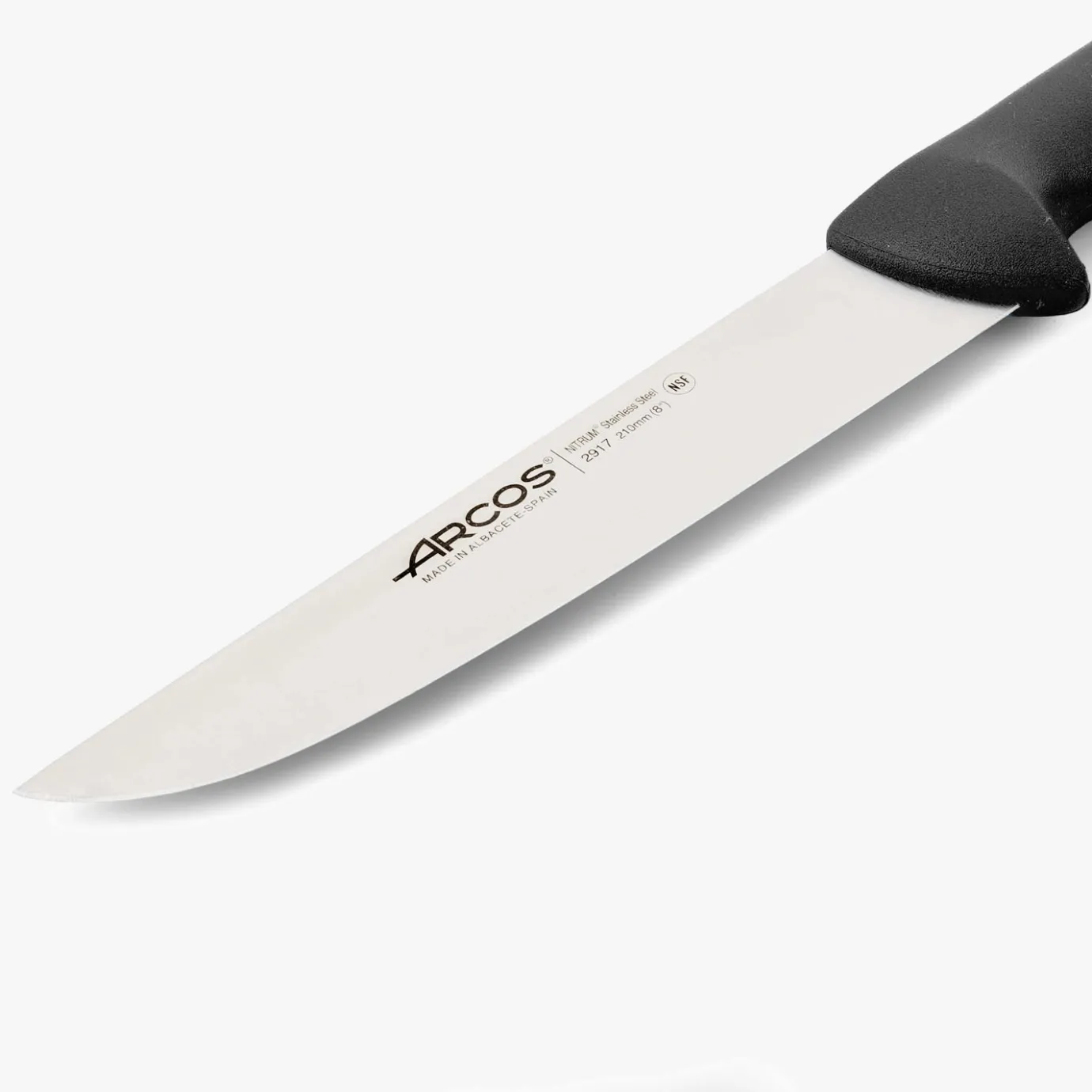 ARCOS Cuchillos Para Carne|Carniceros|Cuchillo Carnicero color negro Serie 2900 210 mm