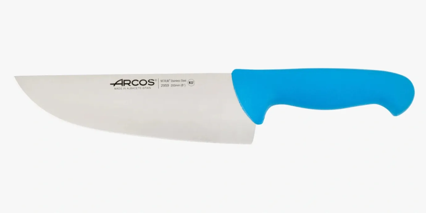 ARCOS Cuchillos Para Carne|Carniceros|Cuchillo Carnicero color azul Serie 2900 200 mm