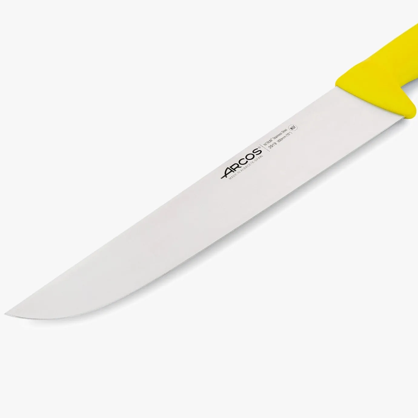 ARCOS Cuchillos Para Carne|Carniceros|Cuchillo Carnicero color amarillo Serie 2900 300 mm