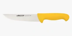 ARCOS Cuchillos Para Carne|Carniceros|Cuchillo Carnicero color amarillo Serie 2900 180 mm