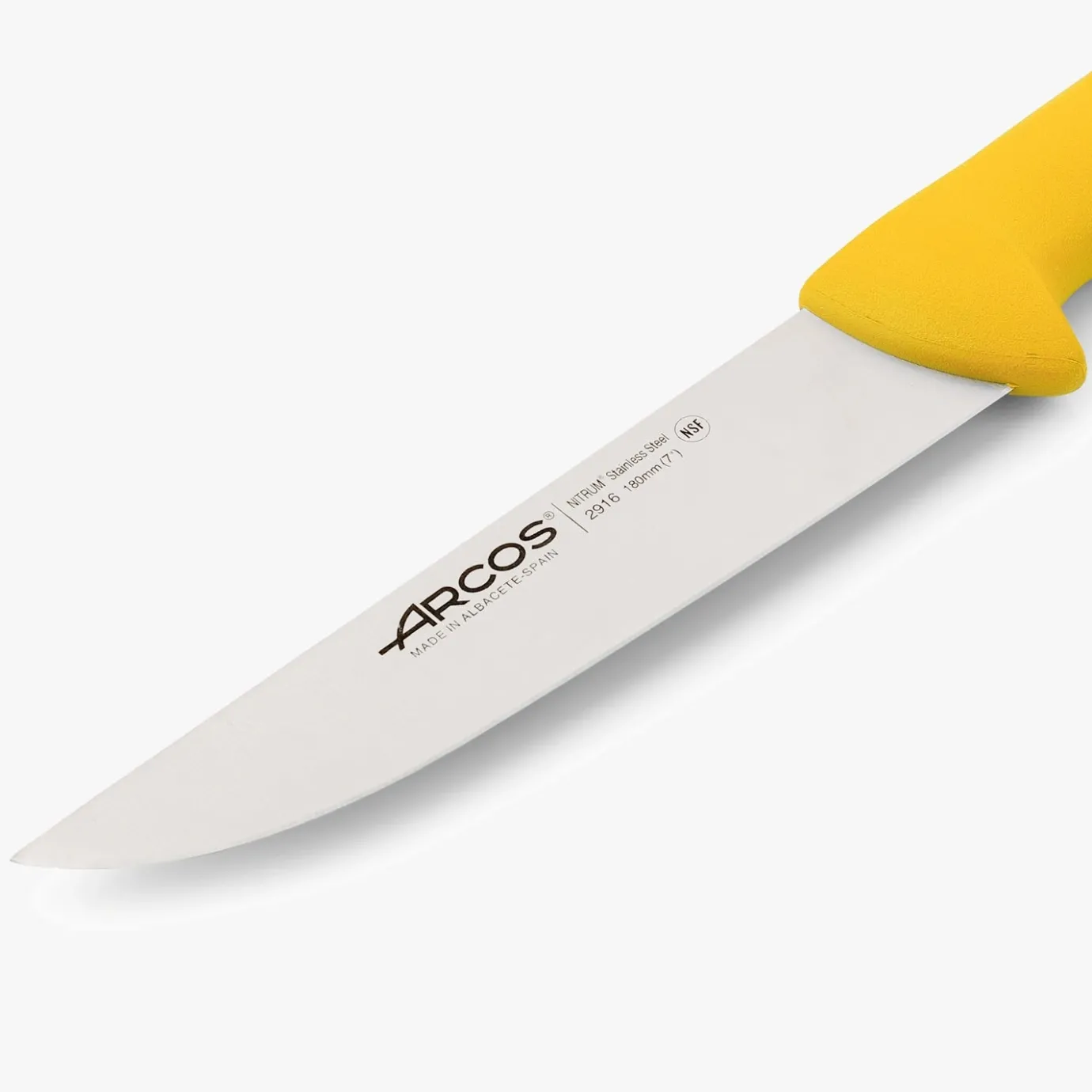ARCOS Cuchillos Para Carne|Carniceros|Cuchillo Carnicero color amarillo Serie 2900 180 mm