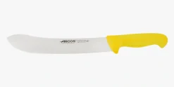 ARCOS Cuchillos Para Carne|Carniceros|Cuchillo Carnicero color amarillo Serie 2900 250 mm