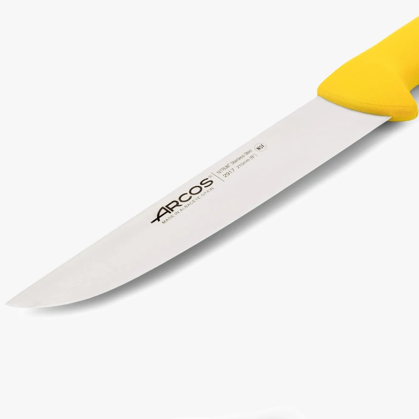 ARCOS Cuchillos Para Carne|Carniceros|Cuchillo Carnicero color amarillo Serie 2900 210 mm