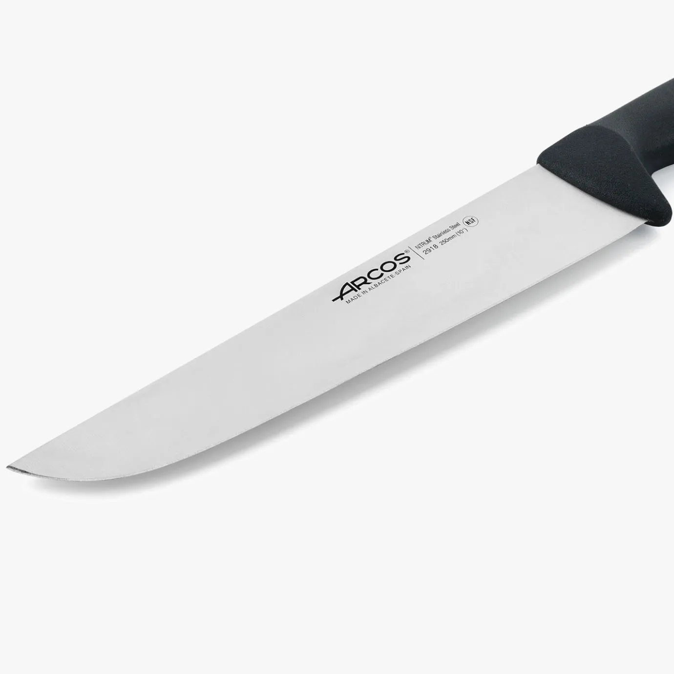 ARCOS Cuchillos Para Carne|Carniceros|Cuchillo Carnicero color negro Serie 2900 250 mm