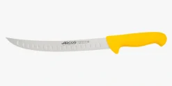 ARCOS Carniceros|Cuchillo Carnicero Curvo color amarillo serie 2900