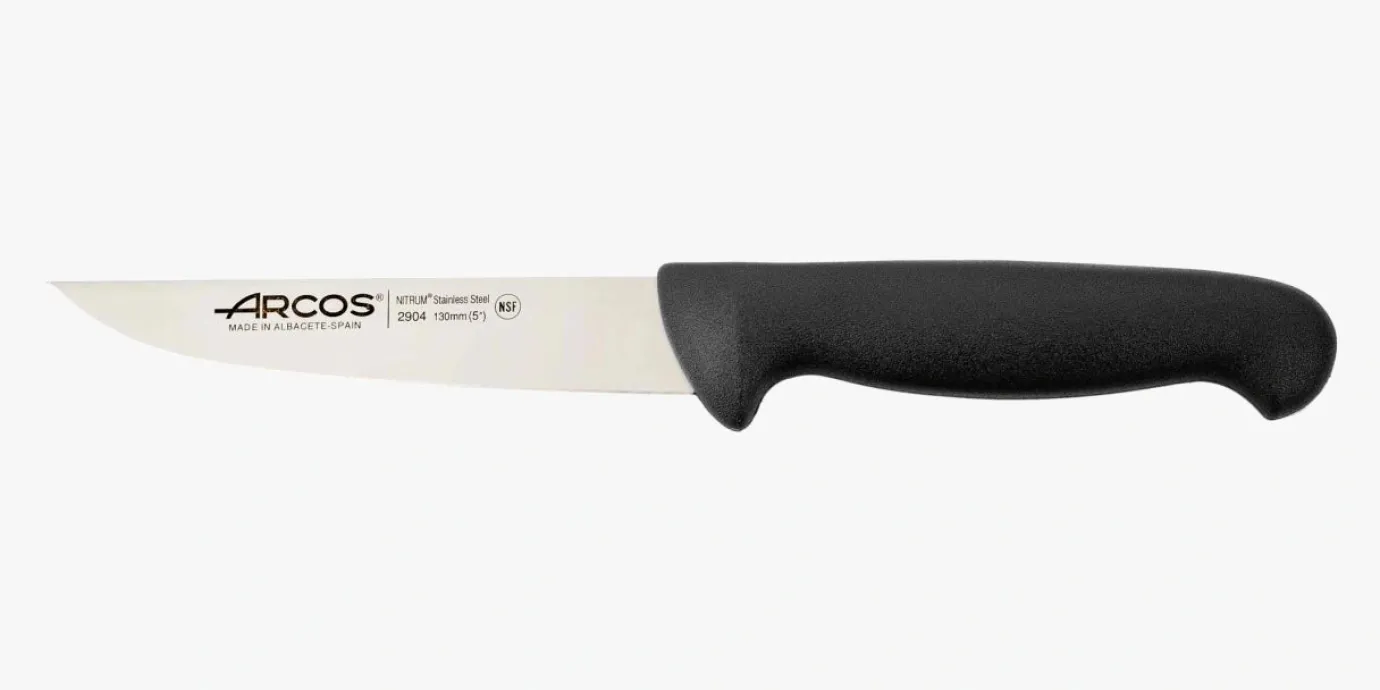 ARCOS Verduras|Cuchillo Cocina color negro Serie 2900 130 mm