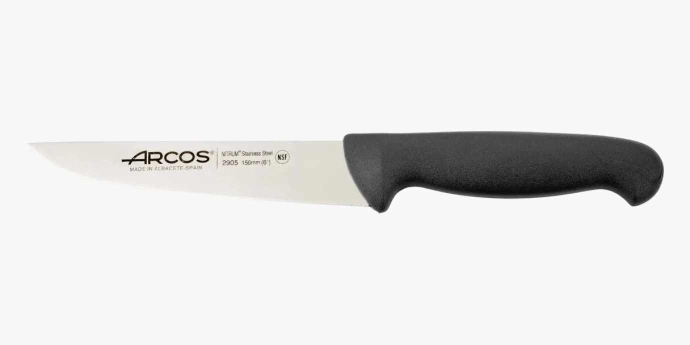 ARCOS Verduras|Cuchillo Cocina color negro Serie 2900 150 mm