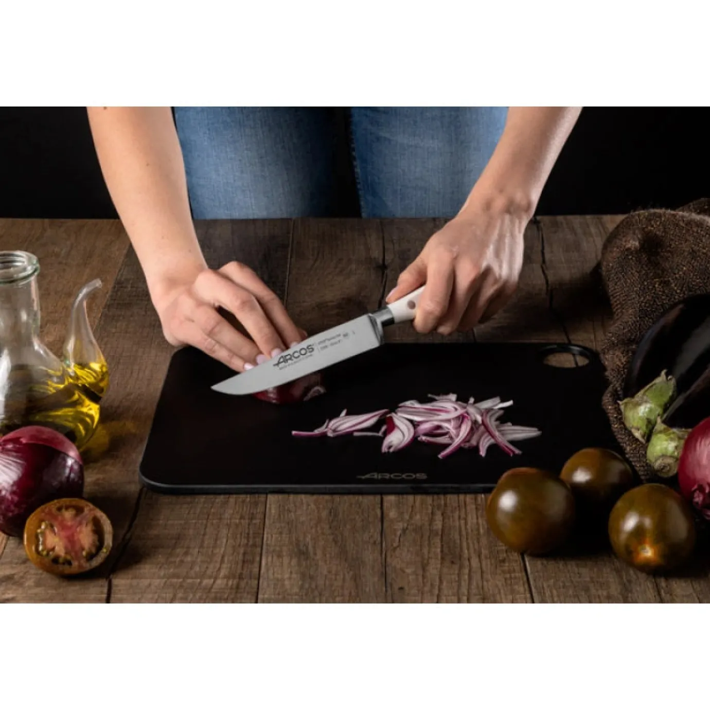 ARCOS Verduras|Cuchillo Cocina Serie Riviera Blanc 150 mm