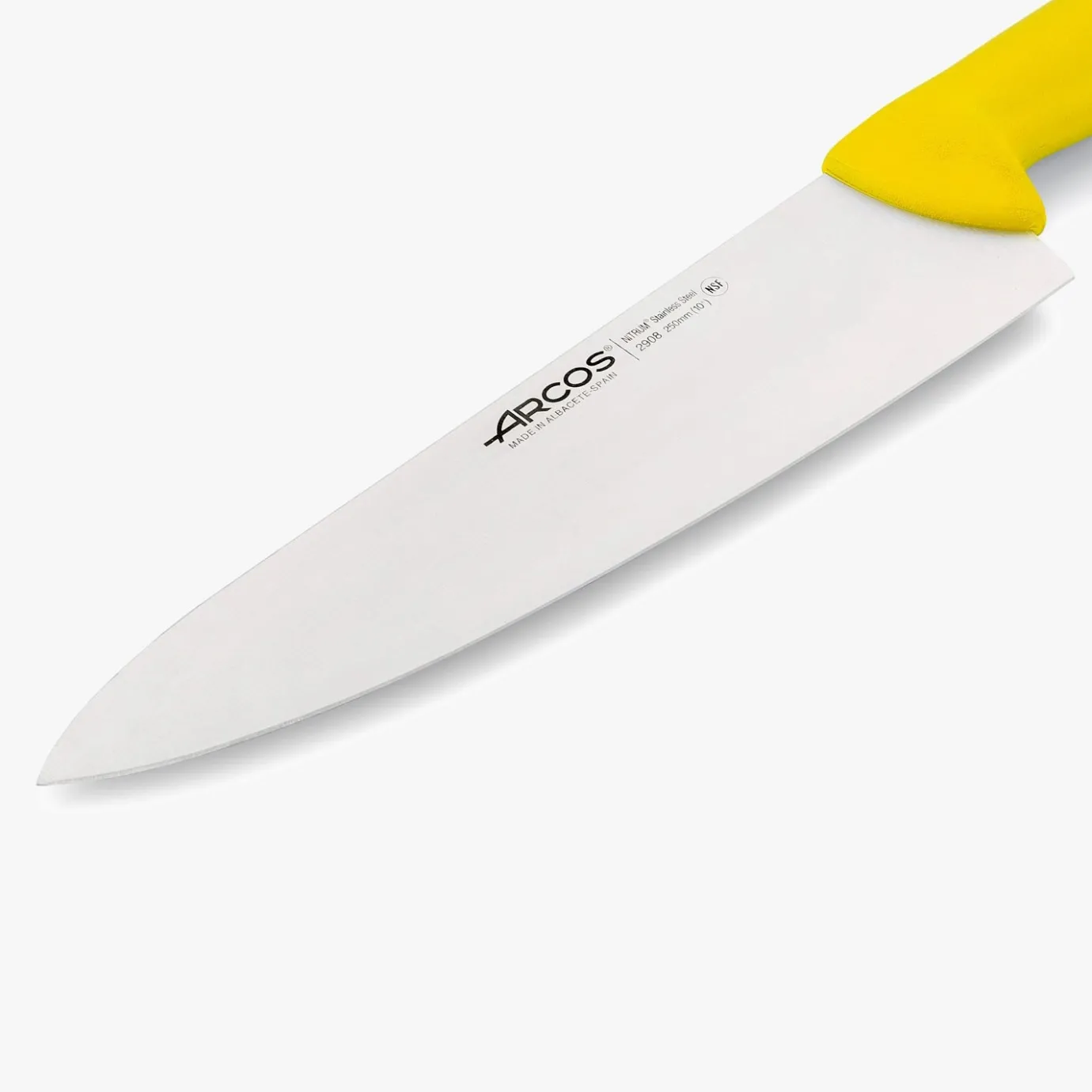 ARCOS Cocineros|Cuchillo Cocinero color amarillo Serie 2900 250 mm