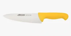 ARCOS Cocineros|Cuchillo Cocinero color amarillo Serie 2900 200 mm
