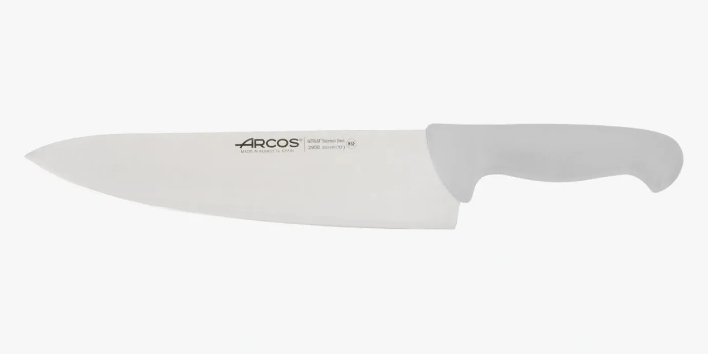 ARCOS Cocineros|Cuchillo Cocinero color blanco Serie 2900 250 mm