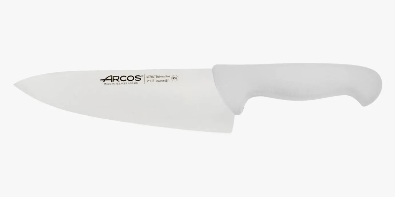 ARCOS Cocineros|Cuchillo Cocinero color blanco Serie 2900 200 mm