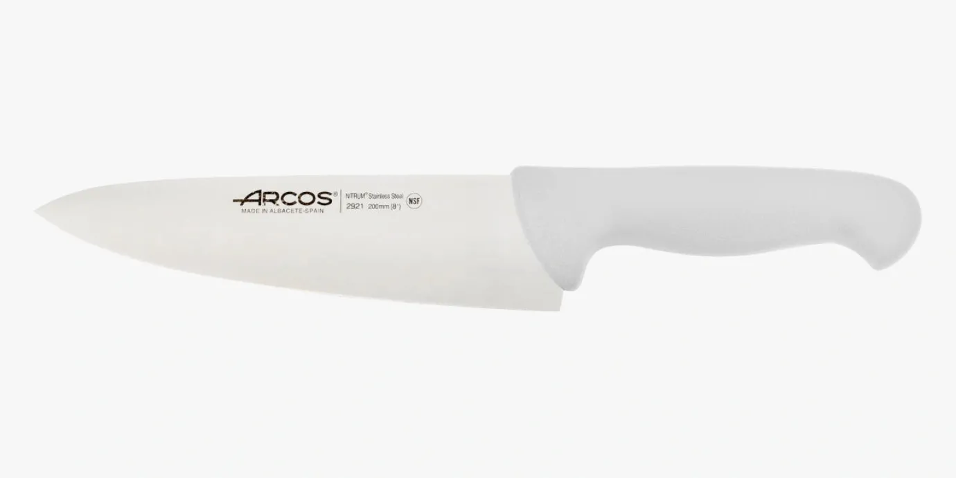ARCOS Cocineros|Cuchillo Cocinero color blanco Serie 2900 200 mm